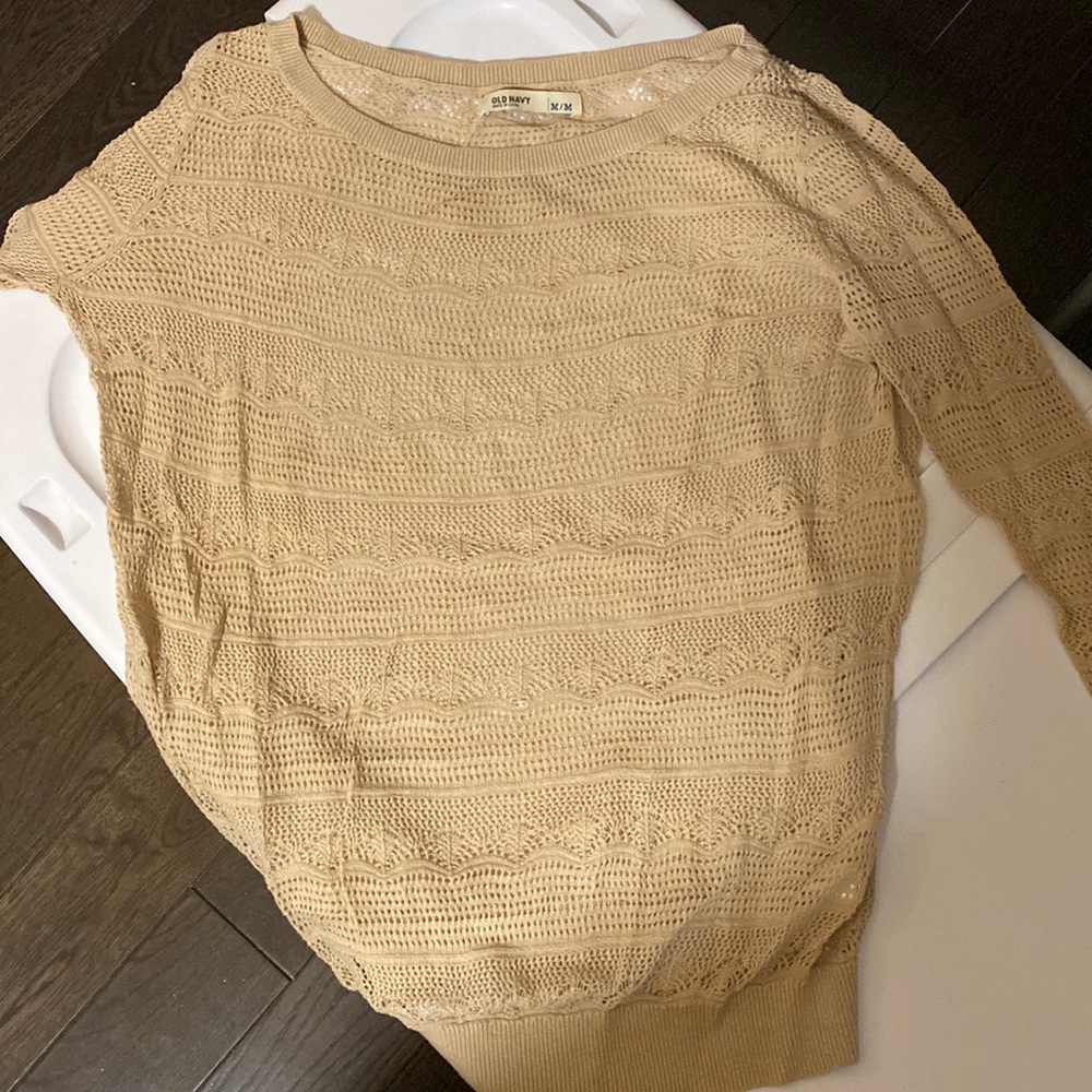 Thin sweater 100% cotton … lovely knit design